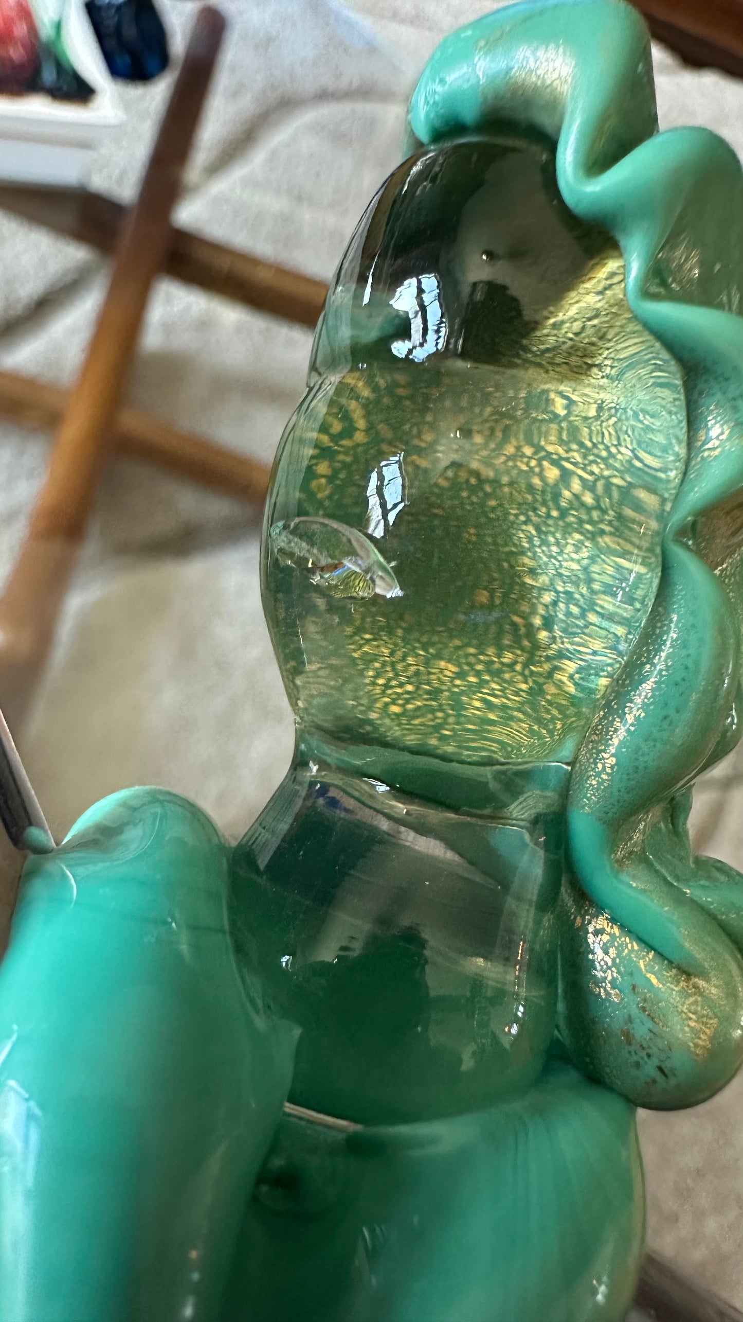 1950s Murano Glass Baroque Dancer Figurines