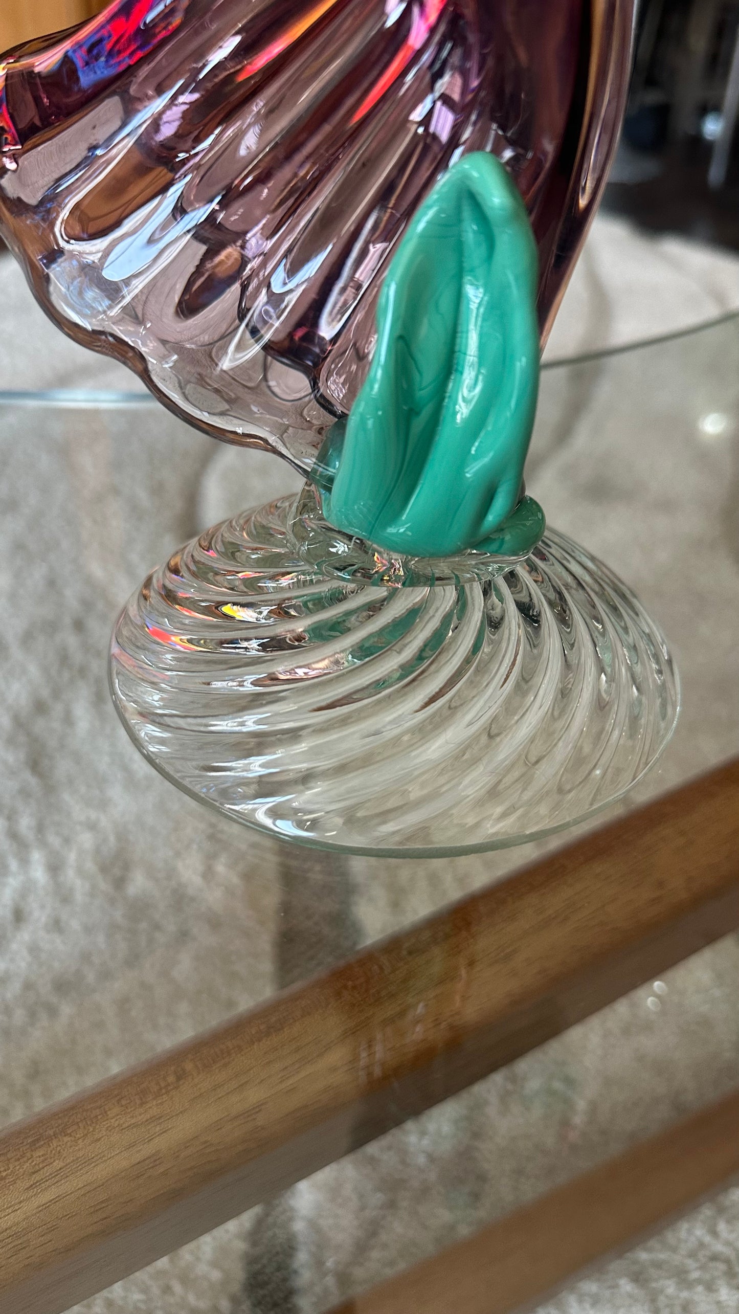 1950s Murano Glass Baroque Dancer Figurines