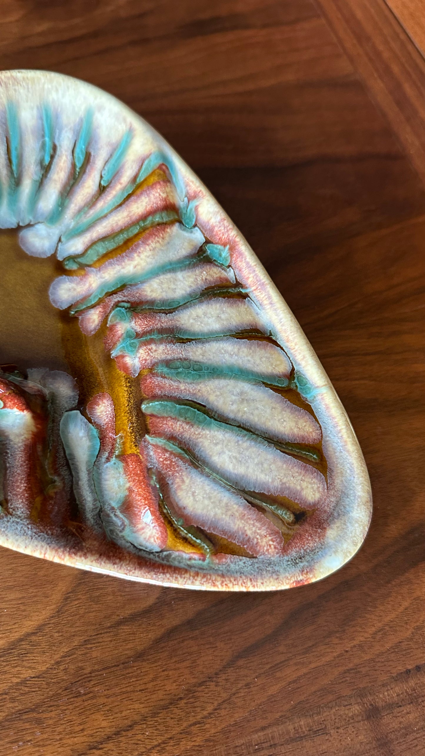 Dryden Potteries Ozark Frontier Ceramic Ashtray