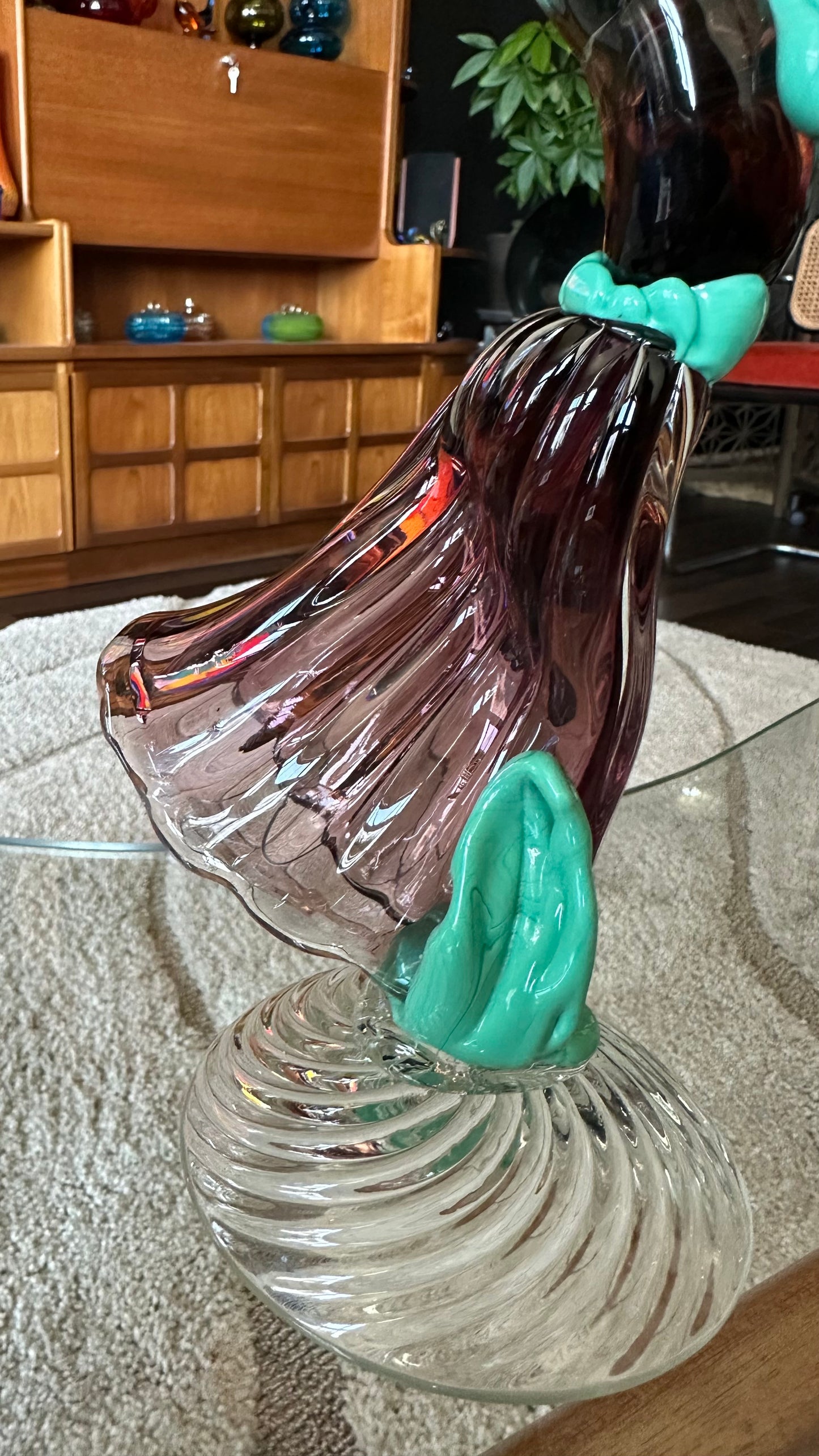 1950s Murano Glass Baroque Dancer Figurines