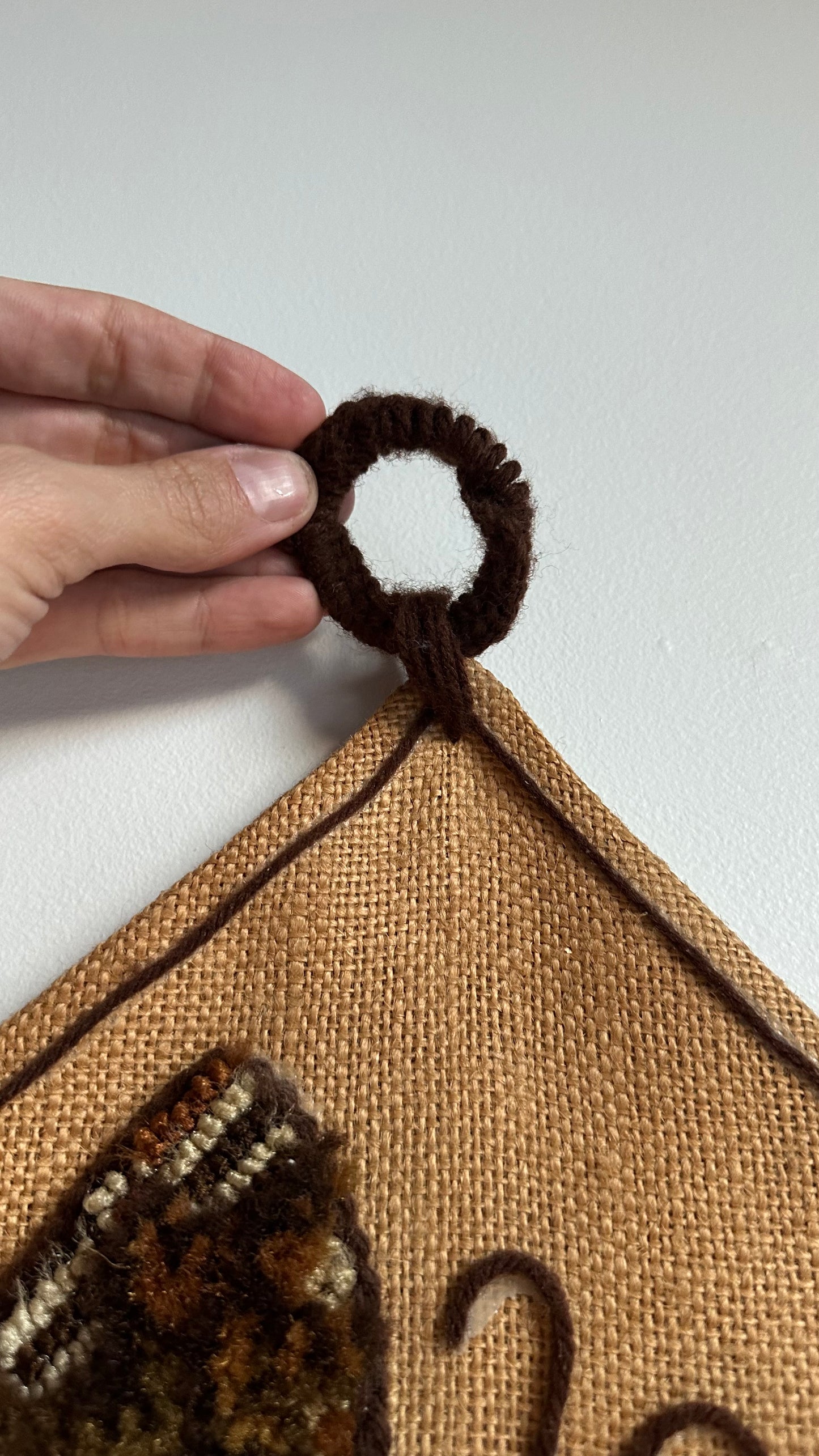 70s Owl, Butterfly, & Flower Latch Hook