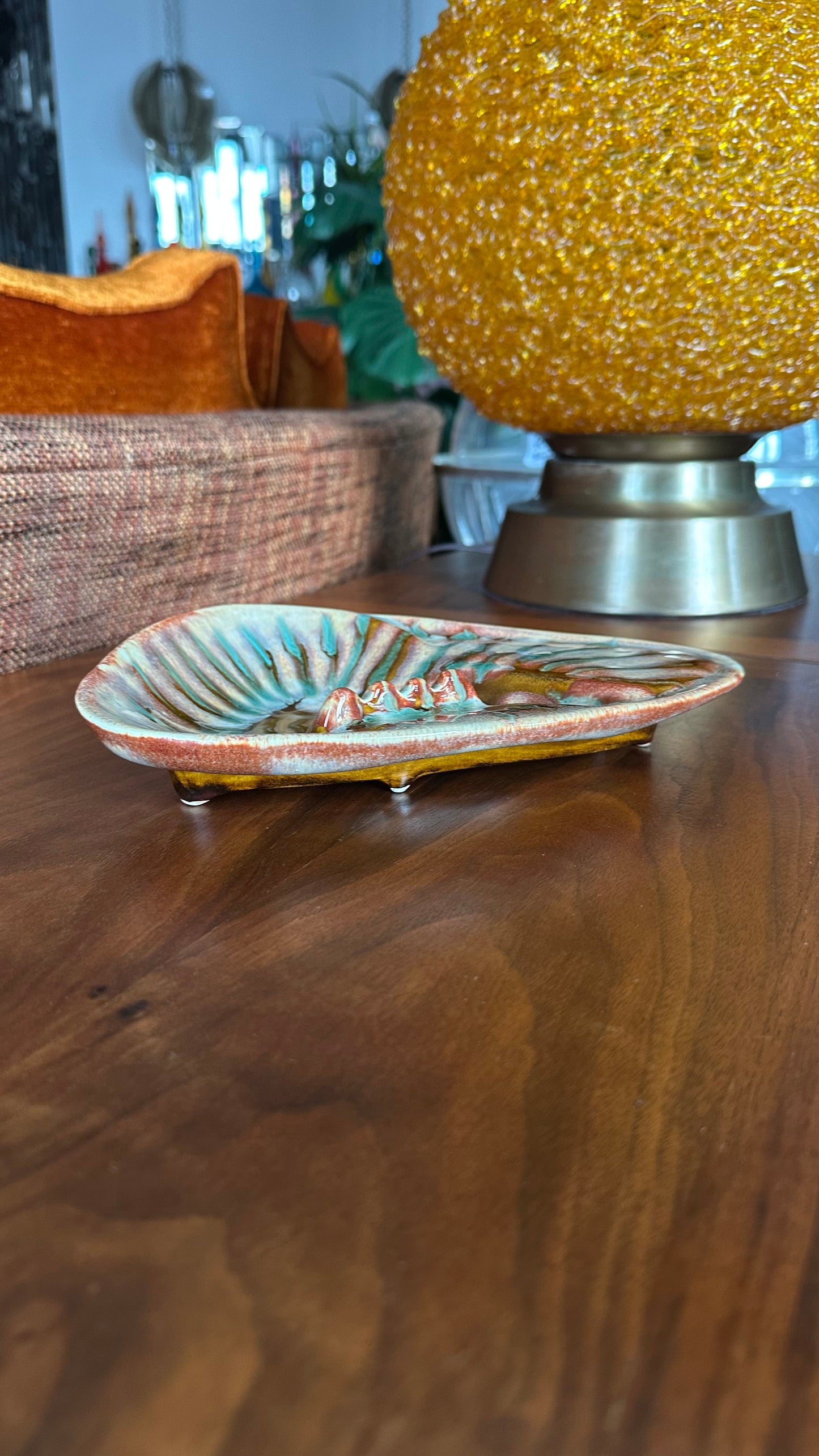 Dryden Potteries Ozark Frontier Ceramic Ashtray