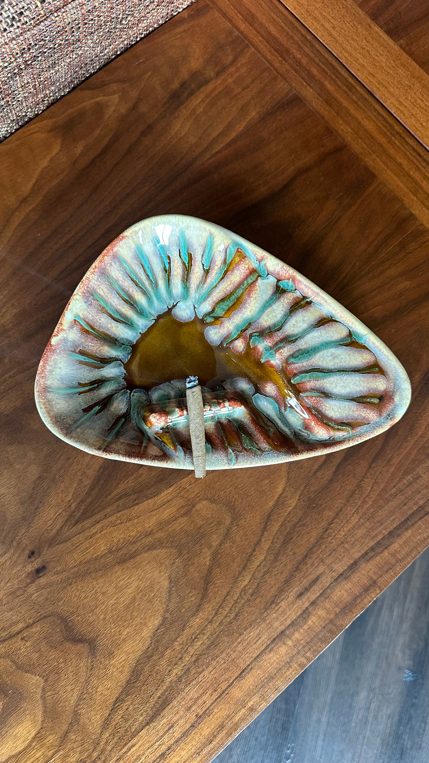 Dryden Potteries Ozark Frontier Ceramic Ashtray