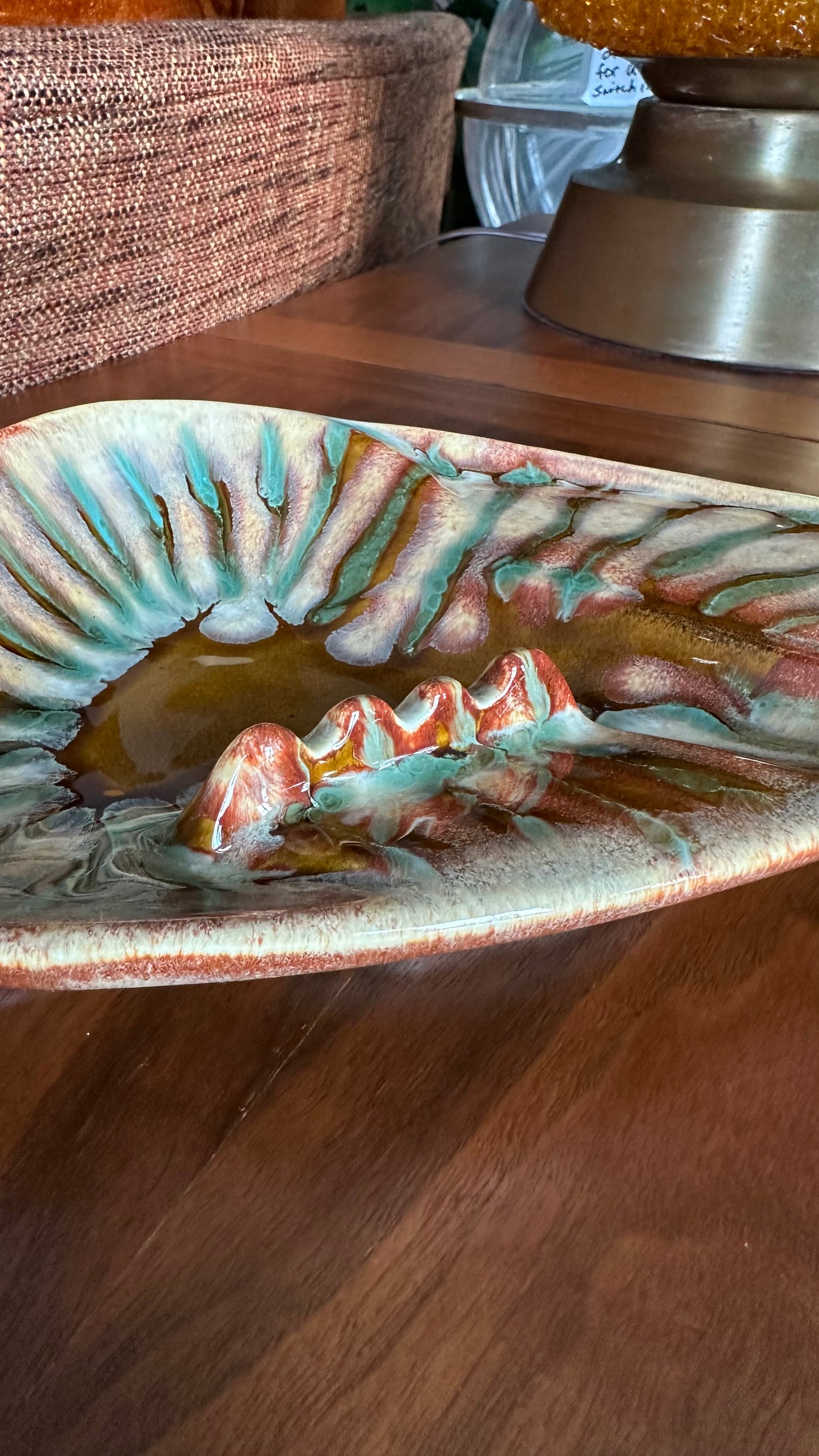 Dryden Potteries Ozark Frontier Ceramic Ashtray