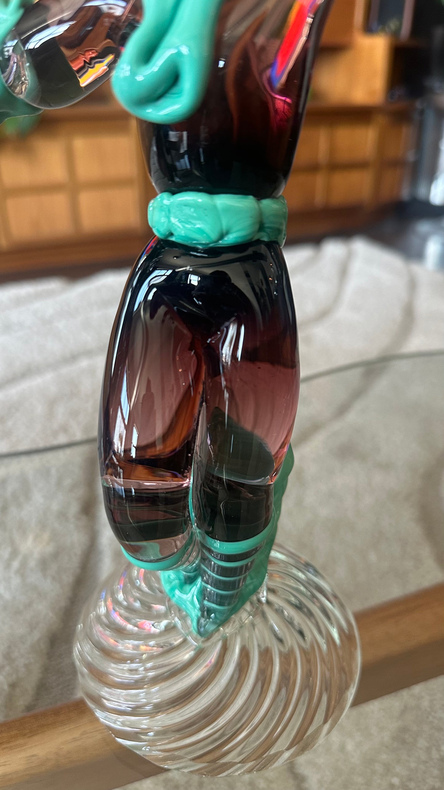 1950s Murano Glass Baroque Dancer Figurines