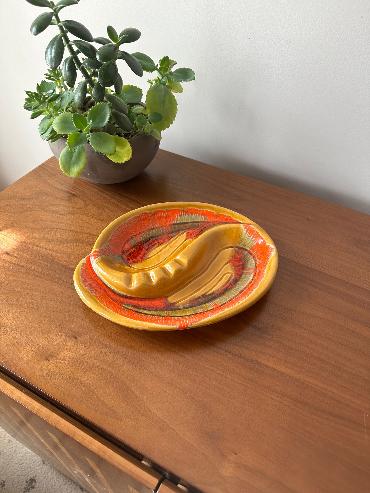 Retro Ceramic Ashtray by DeForest