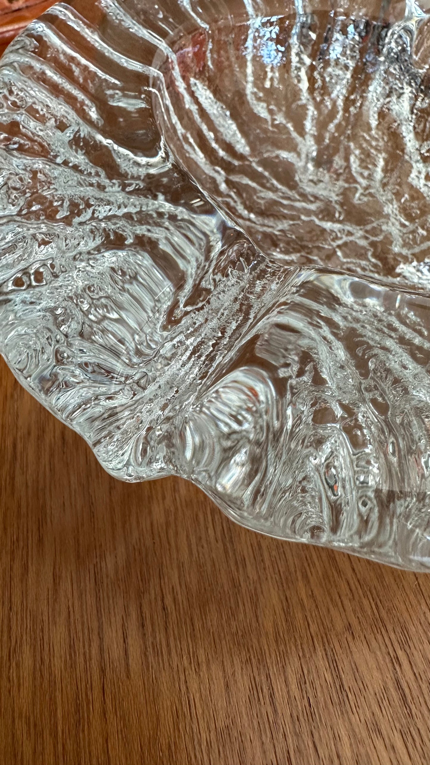 Blenko 756S Free Form Crystal Ashtray