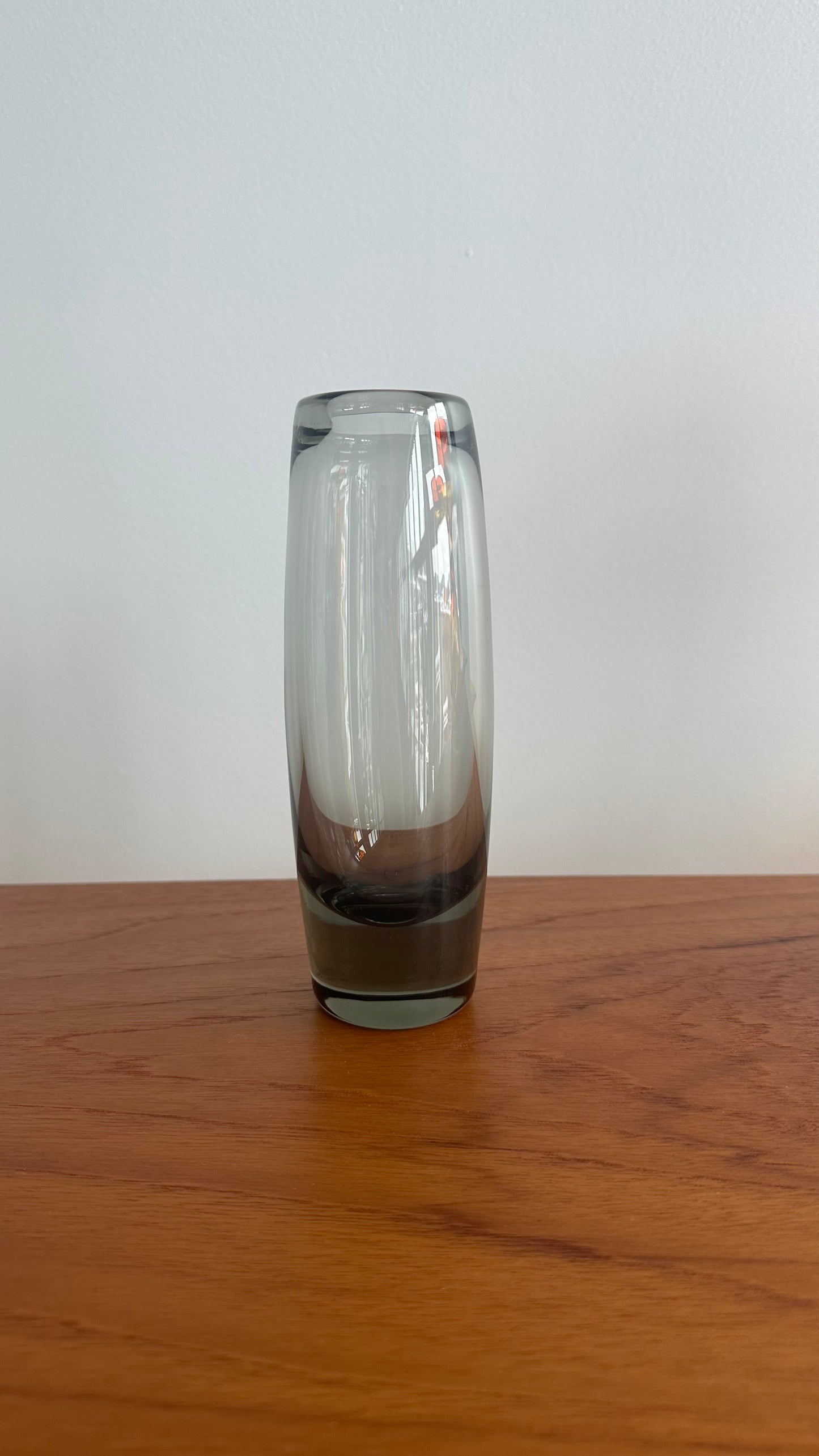 1960s Holmegaard Smokey Glass Vase