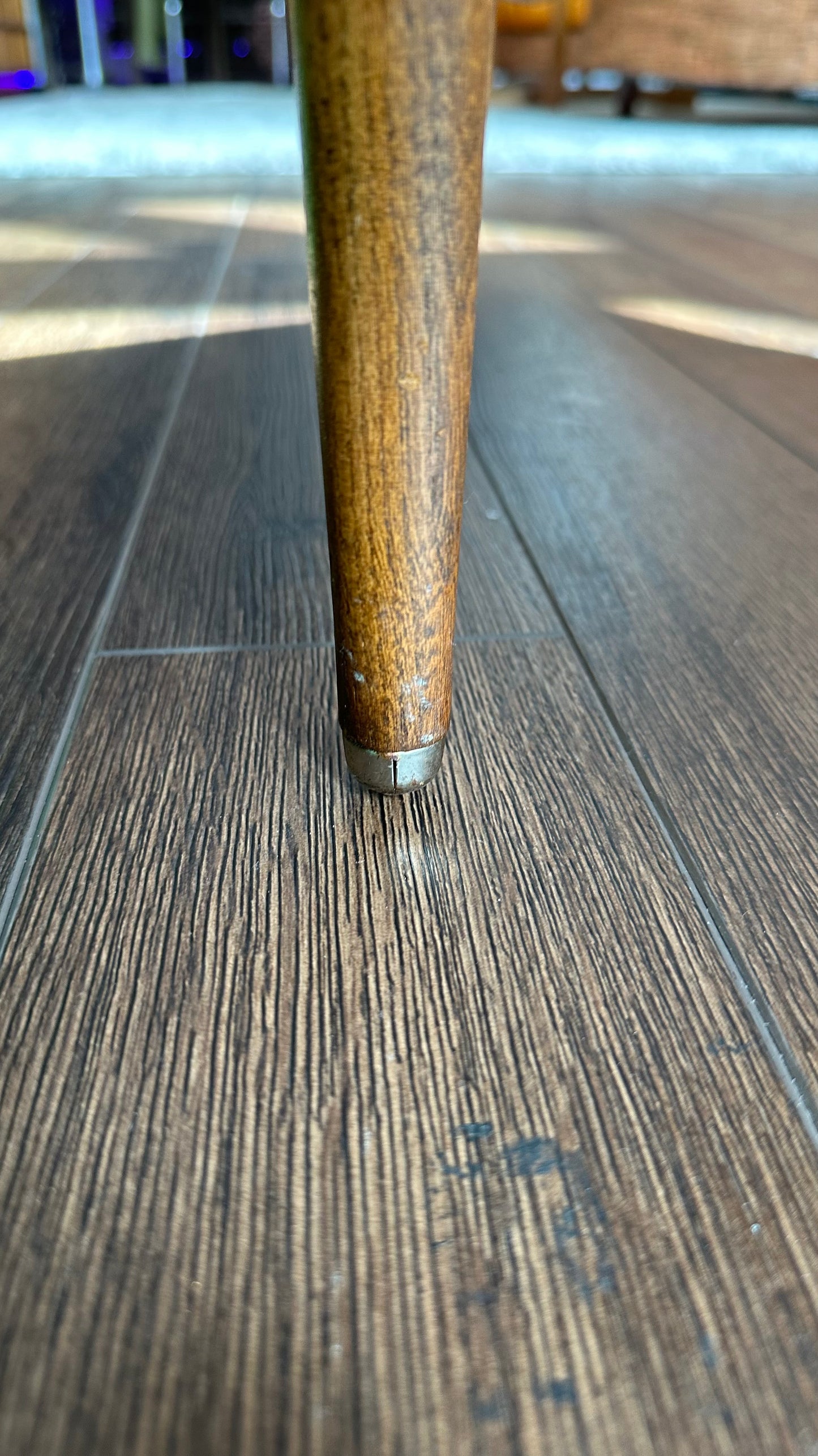 1965 Lane End Table w/ Woven Cane Shelf