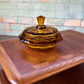 Amber Viking Diamond Candy Dish