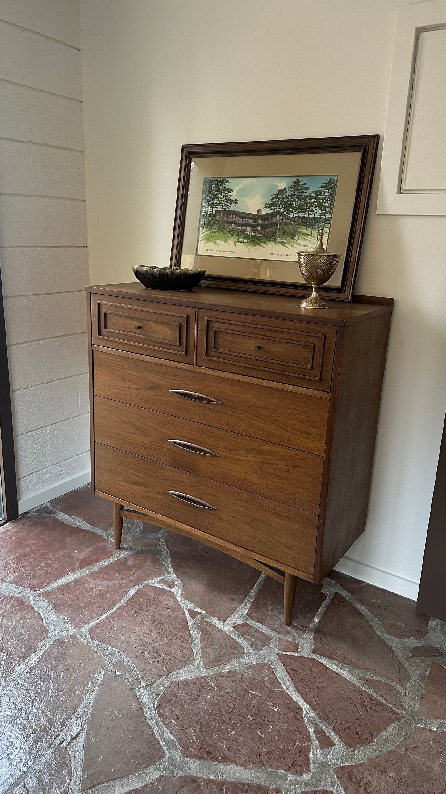 1960s Broyhill Sculptra Chest of Drawers