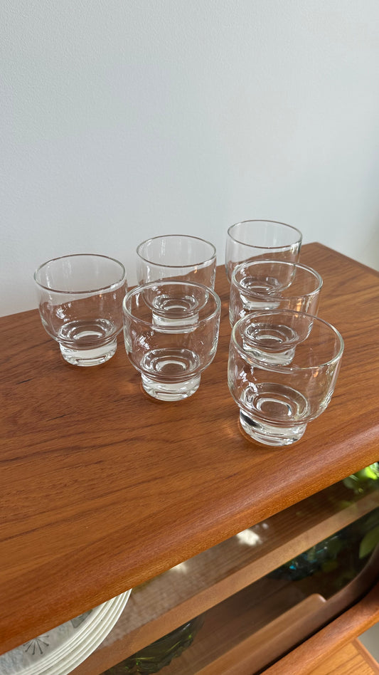 Set of Six Eva Zeisel Stockholm Drinking Glasses