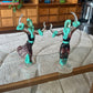 1950s Murano Glass Baroque Dancer Figurines