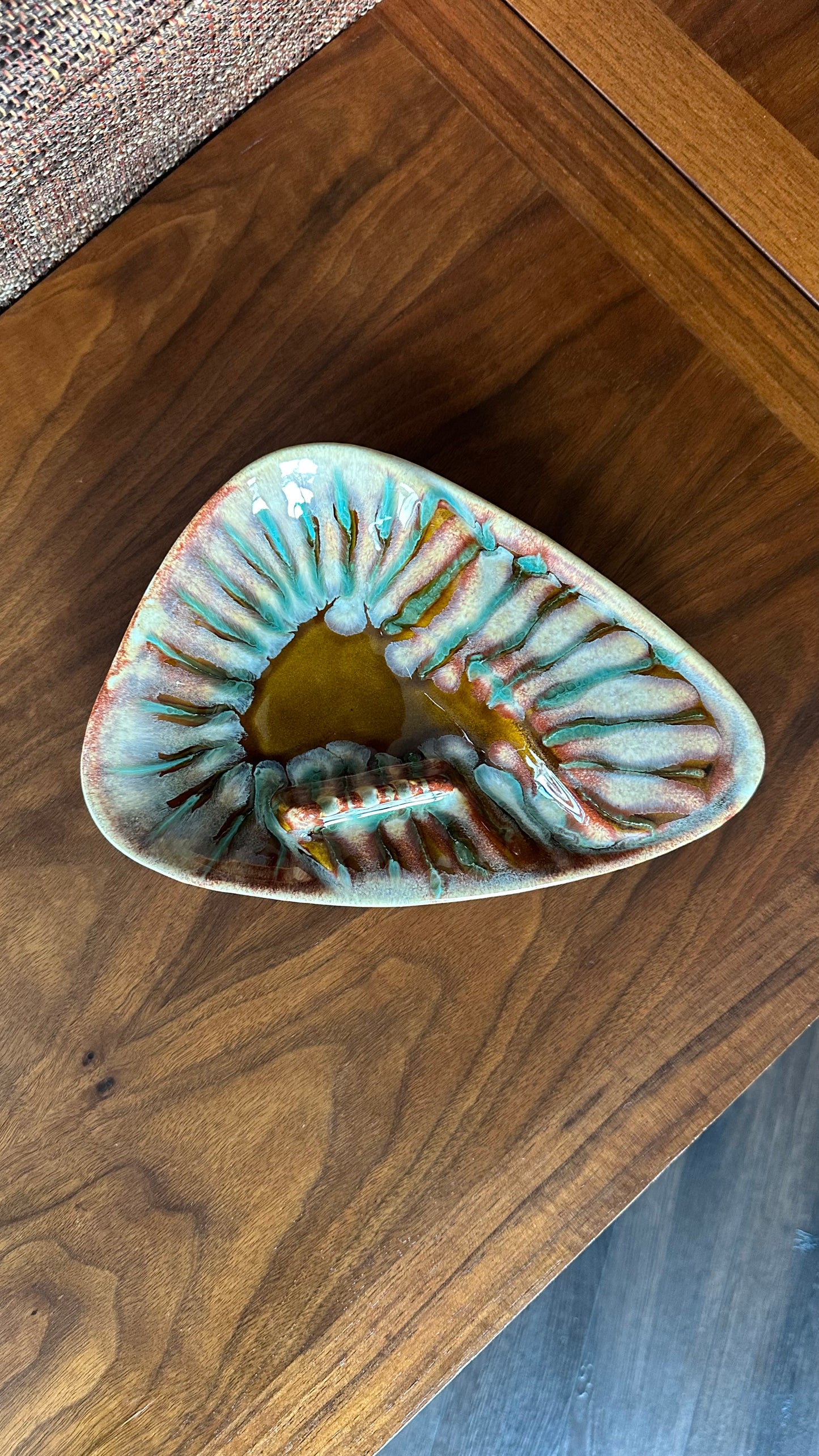 Dryden Potteries Ozark Frontier Ceramic Ashtray