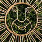 Wicker Sun Face Wall Hanger