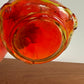 Amberina Kanawha Swung Vase