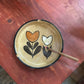 70s Stoneware Tulip Ashtray