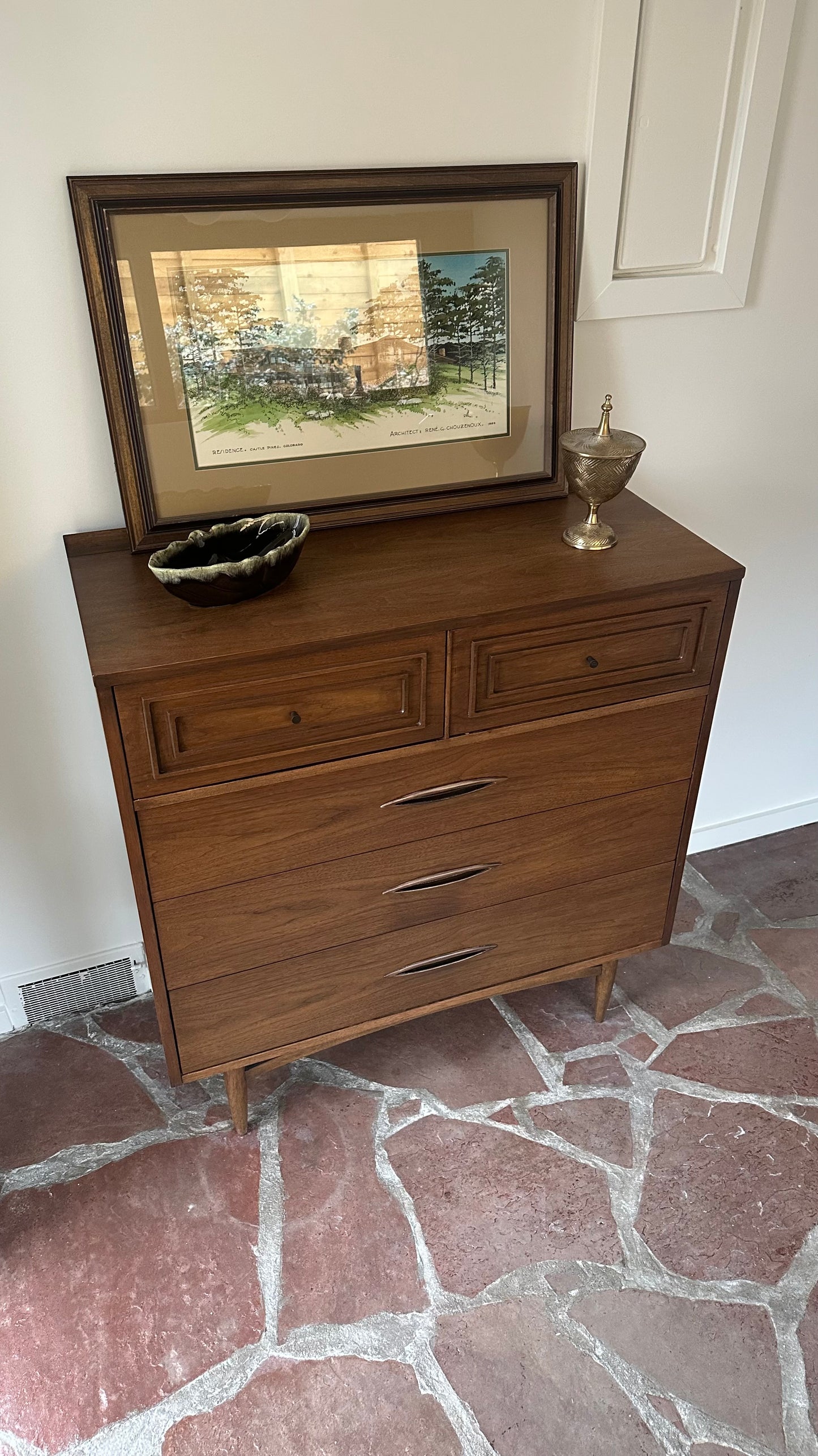 1960s Broyhill Sculptra Chest of Drawers