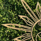 Wicker Sun Face Wall Hanger
