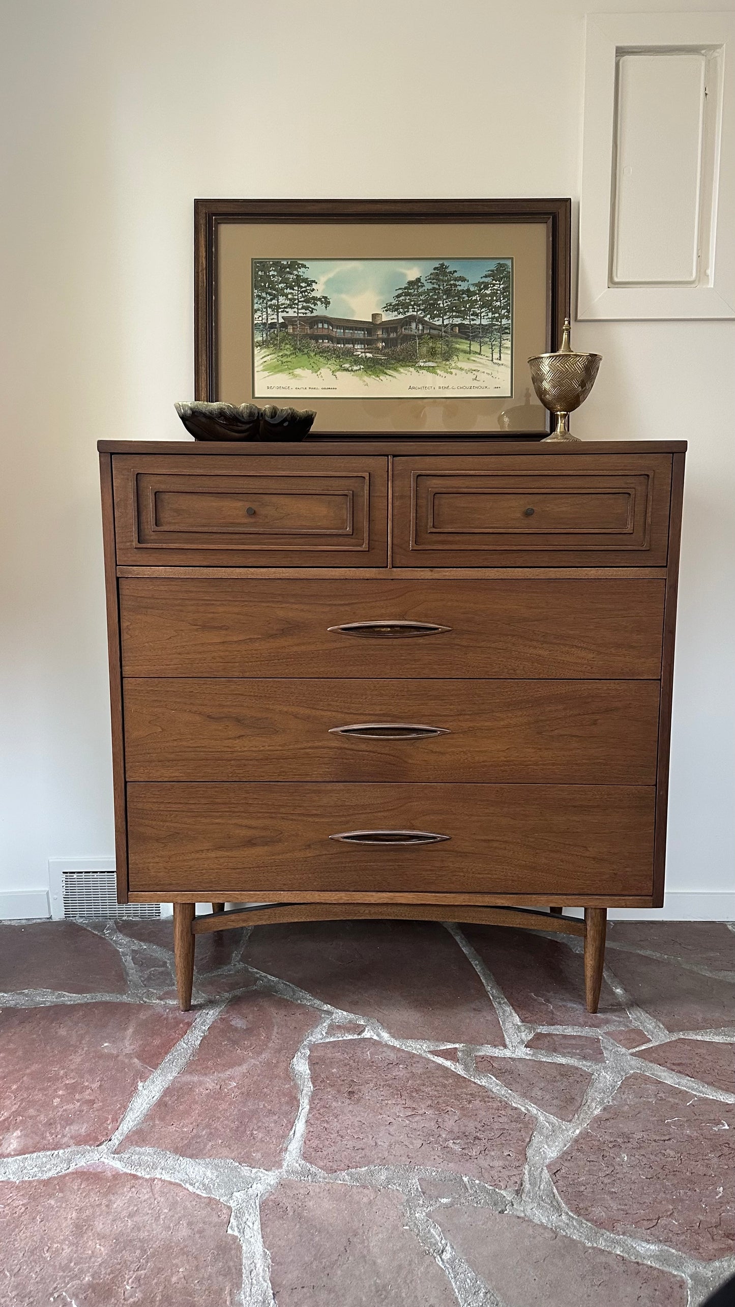 1960s Broyhill Sculptra Chest of Drawers