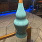 1950s Kron Turquoise Blue Table Lamp