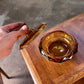 Amber Viking Diamond Candy Dish