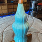 1950s Kron Turquoise Blue Table Lamp