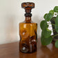 Brown Glass Whiskey Decanter