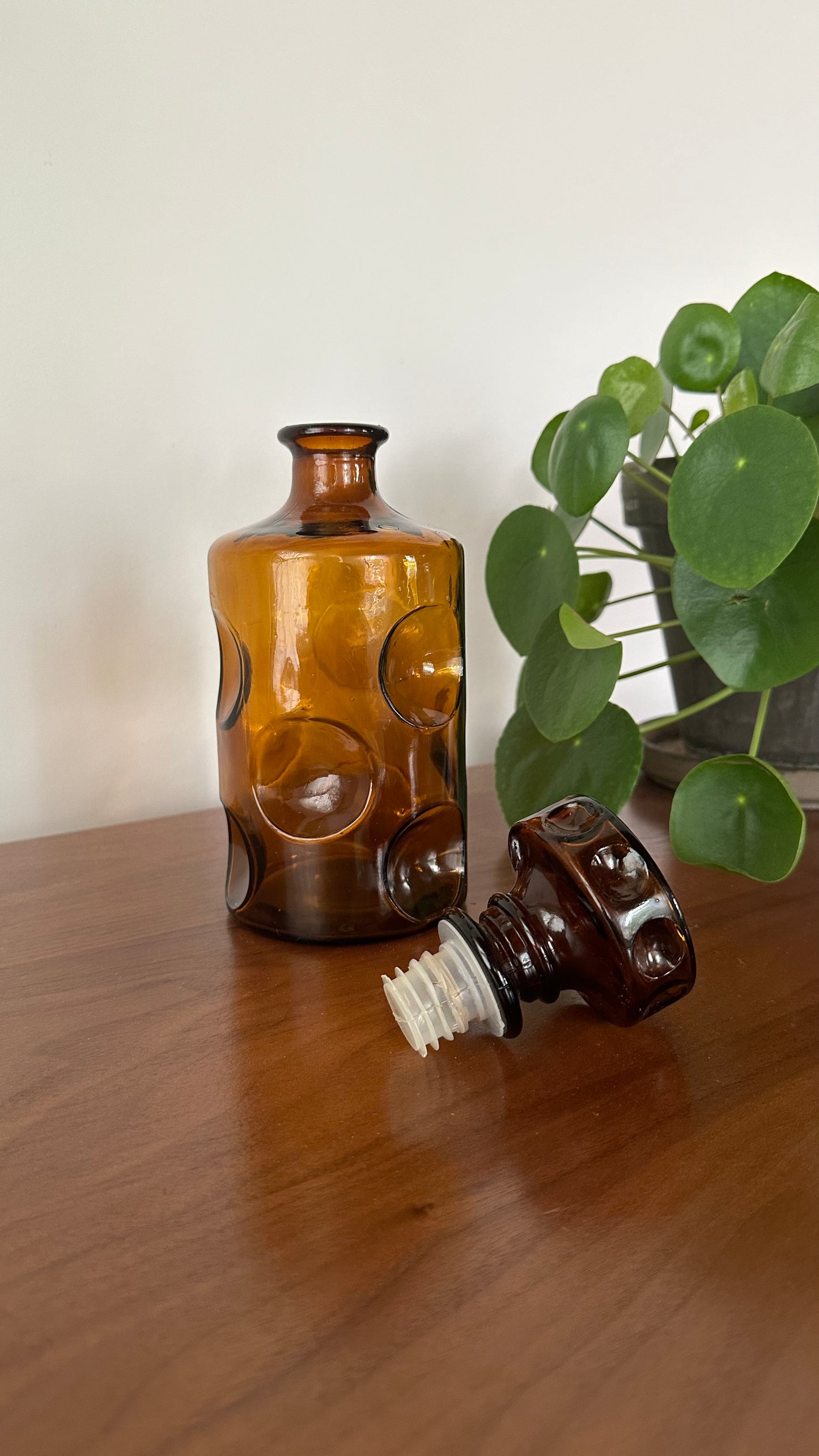 Brown Glass Whiskey Decanter