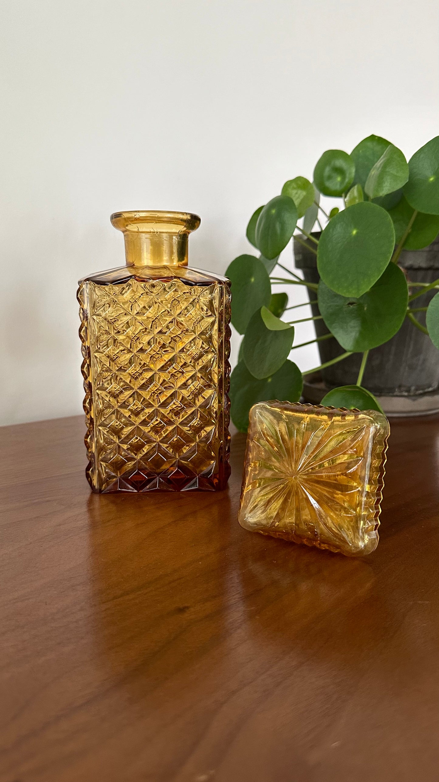 Amber Whiskey Decanter