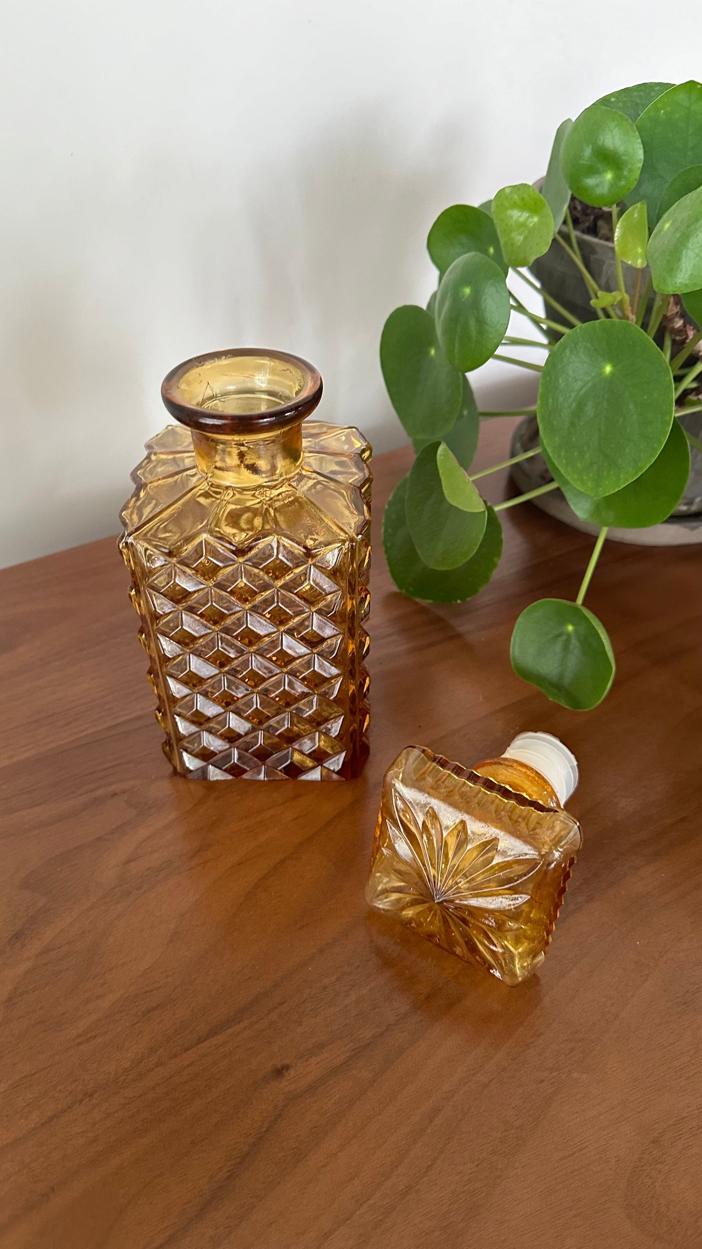 Amber Whiskey Decanter