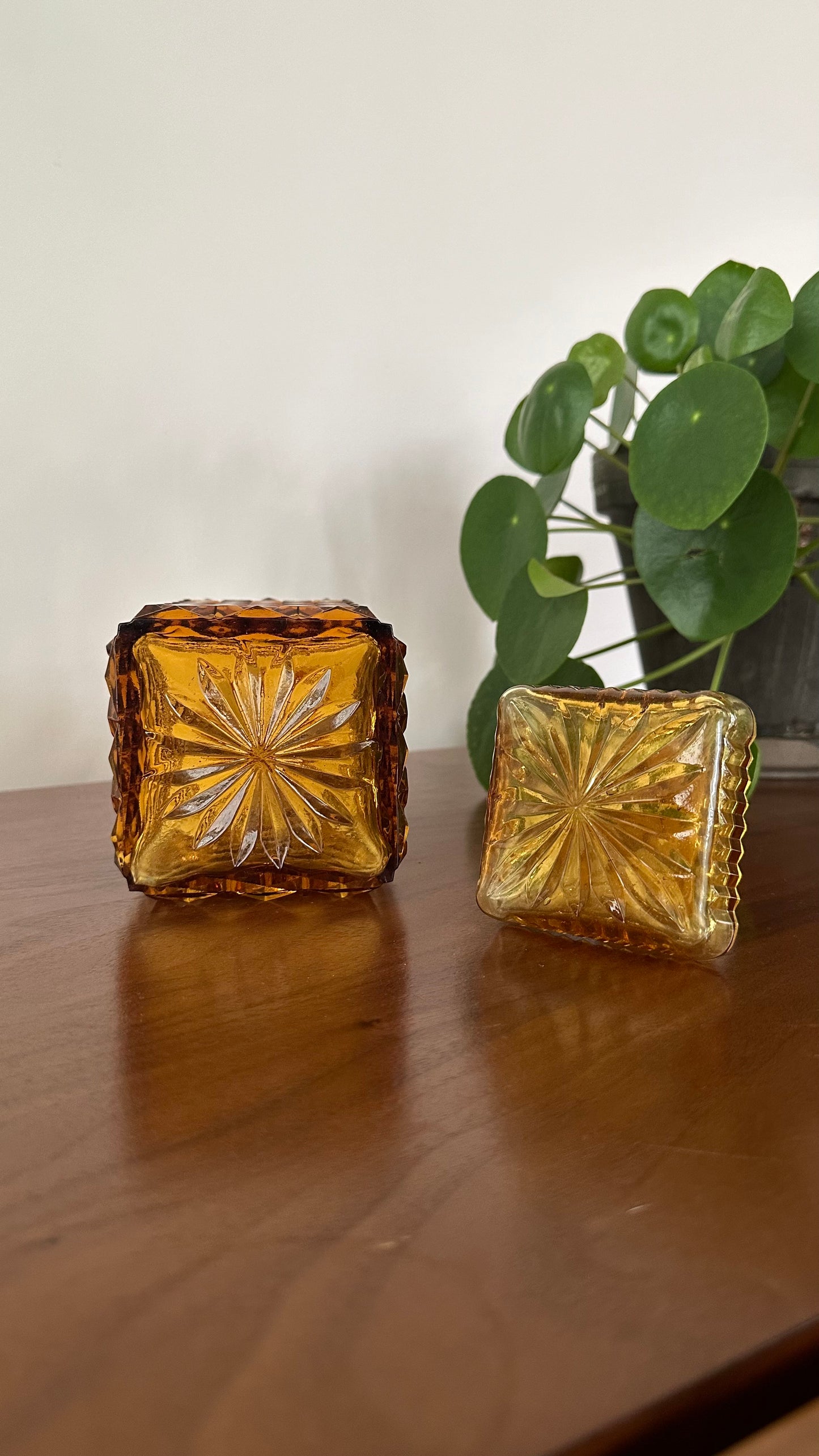 Amber Whiskey Decanter