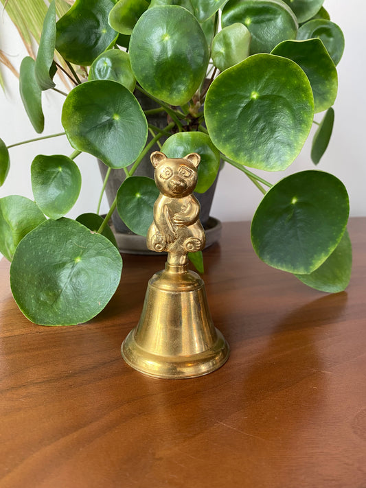 Vintage Brass Bear Bell