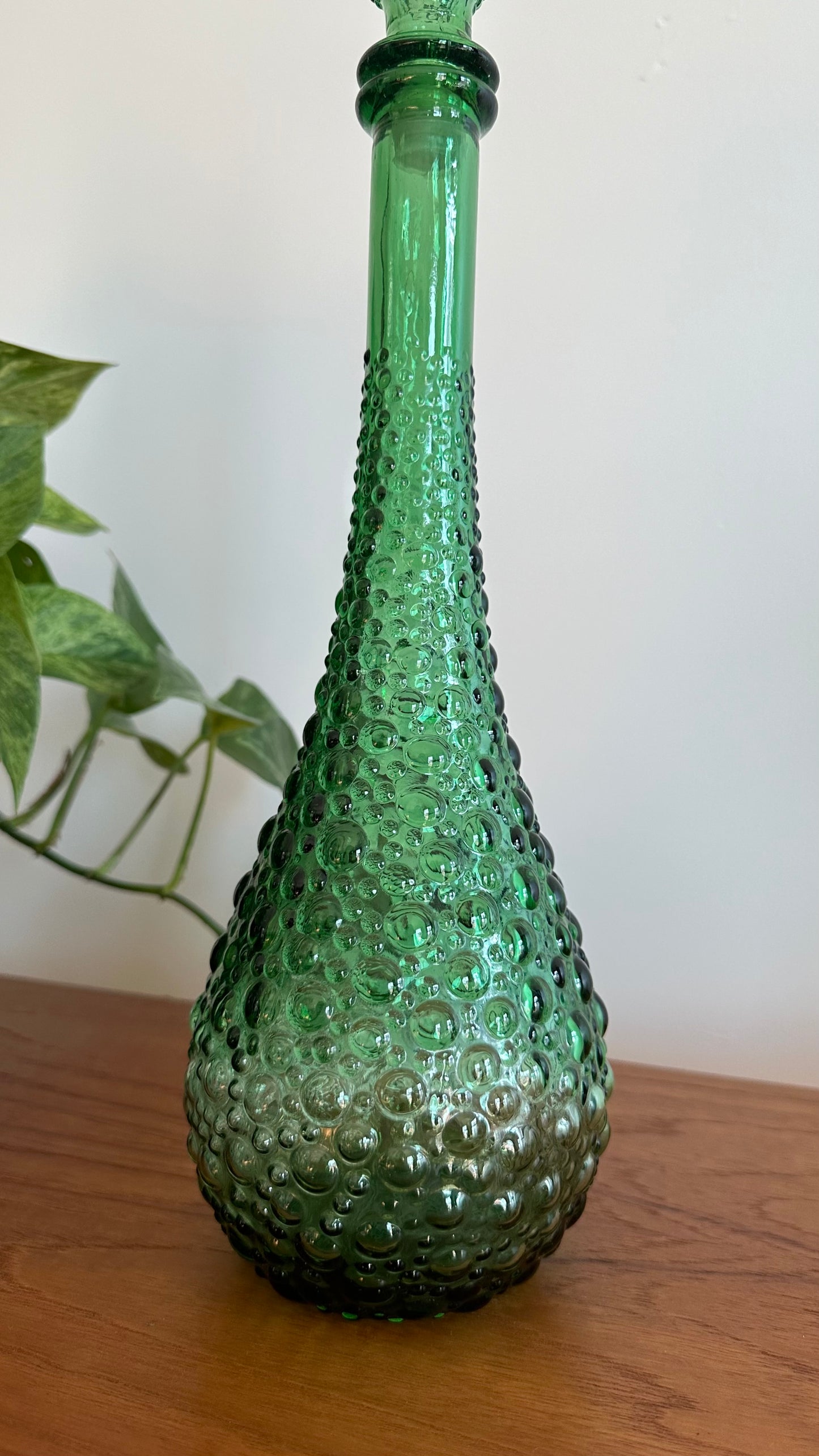 Italian Hobnail Genie Bottle Decanter