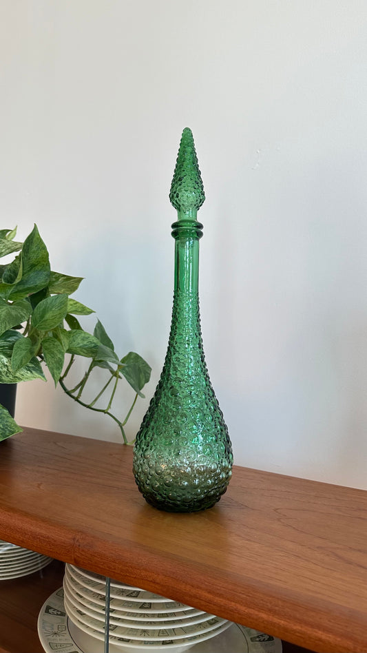 Italian Hobnail Genie Bottle Decanter