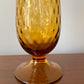Vintage Amber Empoli Glass Apothecary Jar