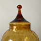 Amber Italian Empoli Apothecary Jar